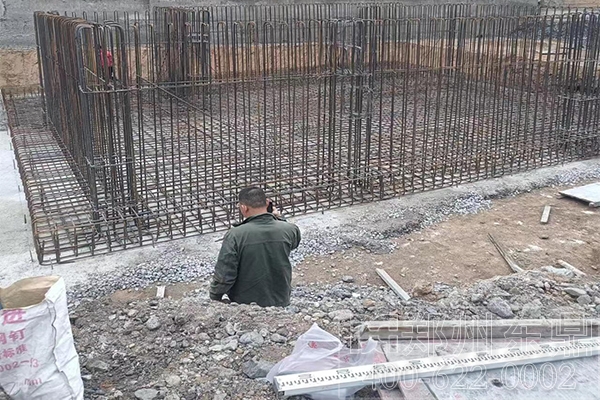 寧夏煤泥烘干機基礎(chǔ)建設安裝實拍現(xiàn)場